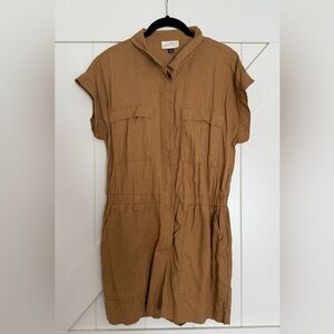 Universal Thread Tan Short Sleeve Dress